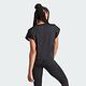 Adidas Studio T-Shirt IP1860 女 短袖 上衣 運動 訓練 瑜珈 皮拉提斯 吸濕排汗 黑 product thumbnail 3
