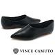 Vince Camuto 小羊皮素面尖頭平底鞋-黑色 product thumbnail 6