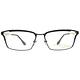 Masaki光學眼鏡 鏤空不規則設計方框 Limited 22週年典藏版 全球限量/黑-銀 #MFP559 C1 product thumbnail 2