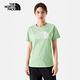 The North Face W FOUNDATION LOGO S/S TEE 女短袖上衣-綠-NF0A89QUI0G product thumbnail 4