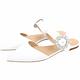 Michael Kors Viola 水鑽花朵造型繫帶尖頭穆勒鞋 涼鞋(白色) product thumbnail 2