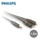 (2入組)PHILIPS 飛利浦 1.5m 立體聲音源線3.5mm轉2RCA SWA4527S/10-2 product thumbnail 2