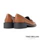 Tino Bellini 義大利進口方頭雙環樂福鞋FYLV034-N(咖啡) product thumbnail 4