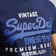 SUPERDRY 男裝 短袖T恤 經典LOGO VL 深藍 product thumbnail 4