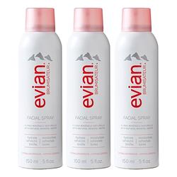 Evian愛維養 天然礦泉護膚噴霧 150ML  *3入組 (依雲保濕水)