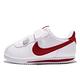 Nike 童鞋 Cortez Basic SL TDV 阿甘鞋 經典 小童 魔鬼氈 親子鞋 白 紅 904769-101 product thumbnail 2