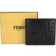 FENDI FF 小牛皮浮雕八卡對折短夾(黑色) product thumbnail 5