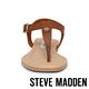 STEVE MADDEN-INTERVAL 夏日皮革扣環夾腳涼拖鞋-咖啡色 product thumbnail 3