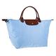 Longchamp Le Pliage 短把摺疊水餃包 (中/灰藍) product thumbnail 2