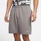 Nike 短褲 Lab Solo Swoosh Shorts 男款 灰 拉鍊口袋 抽繩 棉褲 DX0818-029 product thumbnail 4