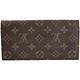 LV M61289 EMILIE經典Monogram釦式長夾(咖啡/內粉色/無紙盒) product thumbnail 4