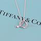 Tiffany&Co. 草寫字母【A】925純銀項鍊 product thumbnail 4