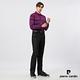 Pierre Cardin皮爾卡登 男款 定位橫條印花長袖POLO衫-紫紅色(5235261-28) product thumbnail 4