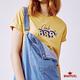 BRAPPERS 女款 BRP GIRLS短版T恤-芒果黃 product thumbnail 8