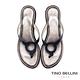 Tino Bellini義大利進口幾何輪廓夾腳拖鞋_藍 product thumbnail 4