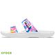 Crocs 卡駱馳 (中性鞋) 霓虹經典雙帶拖鞋-207771-102 product thumbnail 5