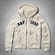 *最低價*<零碼出清> AF a&f Abercrombie & Fitch 長袖 連帽外套 白色 287 product thumbnail 2