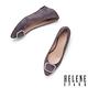高跟鞋 HELENE SPARK 輕熟高雅晶鑽飾釦羊麂皮楔型高跟鞋－紫 product thumbnail 5