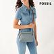 FOSSIL Fiona 真皮輕便休閒斜背包-煙燻藍灰 ZB1762180 product thumbnail 5