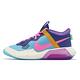 Nike 籃球鞋 Air Zoom Crossover GS 大童鞋 女鞋 藍 粉紅 拼接 氣墊 緩震 運動鞋 FD1034-400 product thumbnail 2