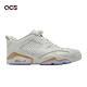 Nike 休閒鞋 Air Jordan 6 Retro Low 經典 喬丹 男鞋 中國新年 氣墊 皮革 白 金 DH6928073 product thumbnail 6