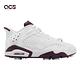 Nike 高爾夫球鞋 Jordan Retro 6 Golf NRG M23 男鞋 白 紫 防潑水 鞋釘 氣墊 DV6796-116 product thumbnail 6