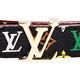 LV M96830W Multicolore Cut LOGO金屬釦細版雙面皮帶(黑彩X桃 product thumbnail 6