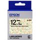 EPSON C53S654463 LK-4DBY 綠意花田底黑字標籤帶(寬12mm) product thumbnail 2