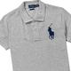 Polo Ralph Lauren 年度熱銷刺繡大馬短袖POLO衫(SKINNY FIT)(女)-灰色 product thumbnail 2