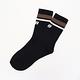 New Balance 襪子 Crew Socks 男女款 黑 棕 白 長襪 中筒 單入 NB 紐巴倫 LAS32161BK product thumbnail 3