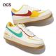 Nike 休閒鞋 Wmns AF1 Shadow 女鞋 白 綠 紅 膠底 拼接 解構 夏日 厚底 CI0919-118 product thumbnail 8