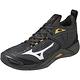 Mizuno Wave Momentum 2 [V1GA211241] 男 排球鞋 運動 包覆 止滑 耐磨 避震 黑黃 product thumbnail 6