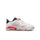 NIKE AIR JORDAN 6 RETRO LOW (GS) 大童籃球鞋-粉白-768878102 product thumbnail 3