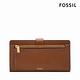 FOSSIL Harwell 真皮馬鞍釦中長夾-咖啡色 SL10032200 product thumbnail 5