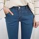 正韓 低腰彈性窄管喇叭長褲-(藍色)100%Korea Jeans product thumbnail 3