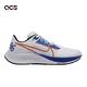 Nike 慢跑鞋 Zoom Pegasus 38 運動 男鞋 氣墊 避震 路跑 健身 透氣 包覆 白 藍 DQ8575100 product thumbnail 6