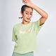 Mollifix 瑪莉菲絲 活力LOGO圓領短袖T恤 (酪梨綠)、瑜珈服、背心、T恤 product thumbnail 2
