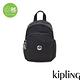 Kipling 褶皺色丁黑拉鍊式小巧收納後背包-DELIA MINI product thumbnail 6