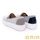 ORIN 造型五金條紋布面厚底 女 休閒鞋 藍色 product thumbnail 5