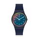 SWATCH Gent 原創系列手錶LA NIGHT BLUE 湛藍夜空(34mm) product thumbnail 2