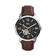 FOSSIL TOWNSMAN 皮革自動男錶-黑棕色 約44mm ME3061 product thumbnail 2