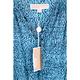 Michael Kors 藍色印花領綁帶設計長袖洋裝 product thumbnail 5
