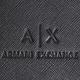 A|X ARMANI EXCHANGE 經典防刮壓紋品牌LOGO多卡片/證照短夾(黑) product thumbnail 5