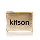 kitson 雙色金屬光澤長形隨身包 / 化妝包 ( 金x銀 ) product thumbnail 2