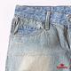 BRAPPERS 女款BoyFriendJeans系列-女用條紋八分反折褲-淺藍 product thumbnail 6