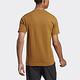 Adidas Yoga Tee [HT4383] 男 短袖 上衣 亞洲版 瑜珈 訓練 運動 吸濕排汗 修身 有機棉 棕 product thumbnail 3