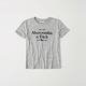 A&F 經典貼標大麋鹿設計短袖T恤(女)-灰色 AF Abercrombie product thumbnail 2