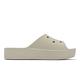 Crocs 拖鞋 Classic Platform Slide 女鞋 米 骨白色 雲朵涼拖 厚底 卡駱馳 2081802Y2 product thumbnail 4