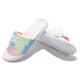 Nike 拖鞋 Victori One Slide 女鞋 基本款 輕便 套腳 炫彩印花 舒適 穿搭 白 藍 CN9676-101 product thumbnail 8