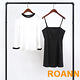 圓領喇叭袖條紋兩件套連衣裙 (條紋)-ROANN product thumbnail 5